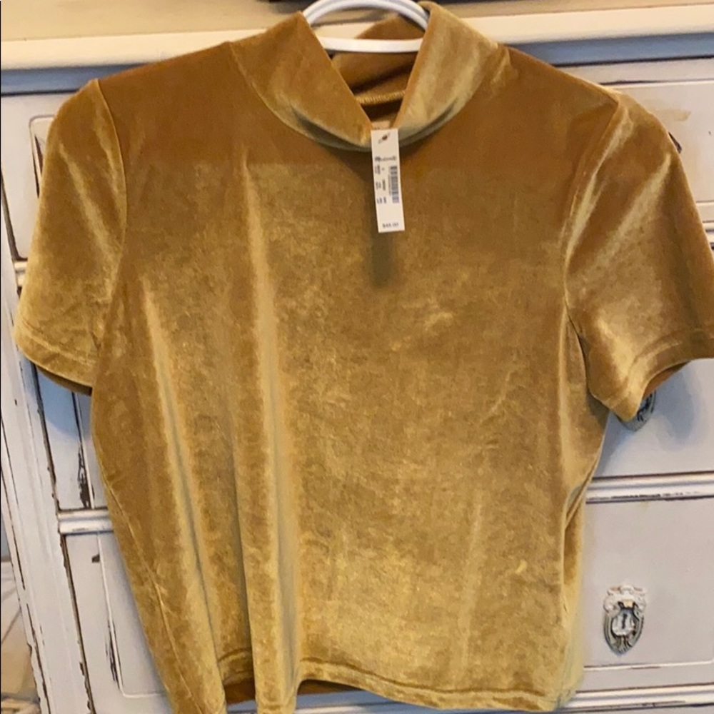 Madewell velvet top